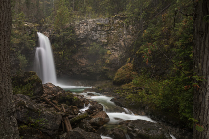 Sutherland Falls, Blanket Creek Provincial Park, British Columbia, Kanada